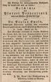 Anzeige der Raw´schen Buchhandlung im Friedens- u. Kriegs-Kurier (Nürnberger Friedens- und Kriegs-Kurier) vom 14.10.1831