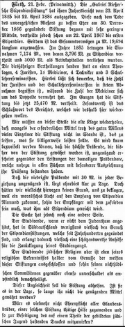 Gabriel Riesser St. AZJ 3. März 1887.png