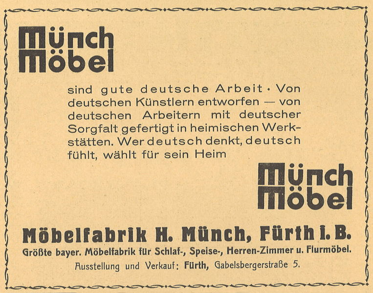 Datei:Möbel Münch Werbung 1933.jpg
