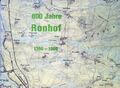 Titelseite: 600 Jahre Ronhof 1396 - 1996