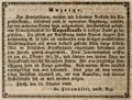 Zeitungsanzeige von <a class="mw-selflink selflink">Dr. Fronmüller</a>, Oktober 1839
