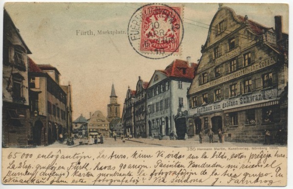 Postkarte 10.04.1910 – FürthWiki