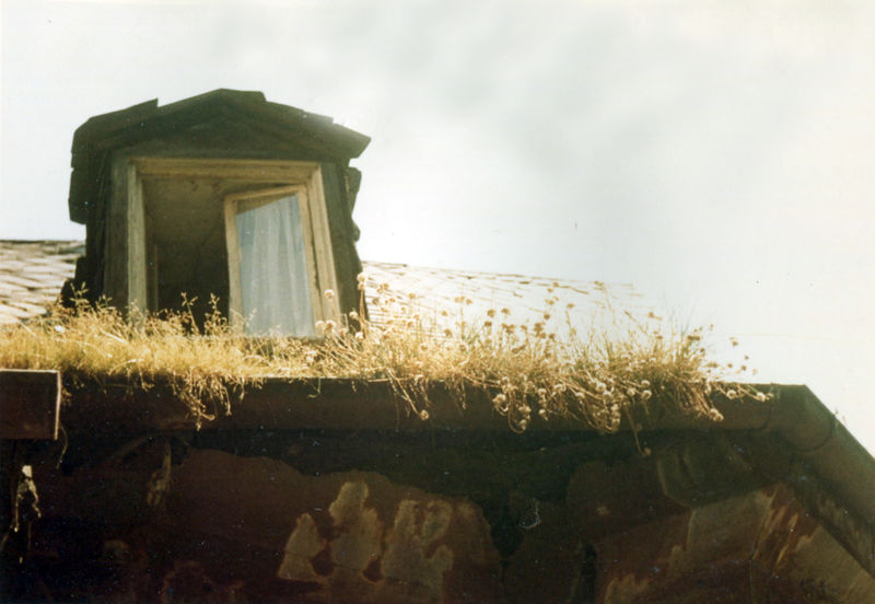 Datei:Dachrinne vermutlich am Kirchplatz 1974 img909.jpg