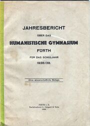 Jahresbericht über das Humanistische Gymnasium Fürth 1938 39 (Broschüre).jpg