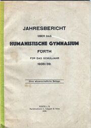 Jahresbericht über das Humanistische Gymnasium Fürth 1938 39 (Broschüre).jpg