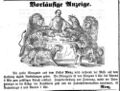 Menagerie des Cirkus Renz auf der Kirchweih, 1857