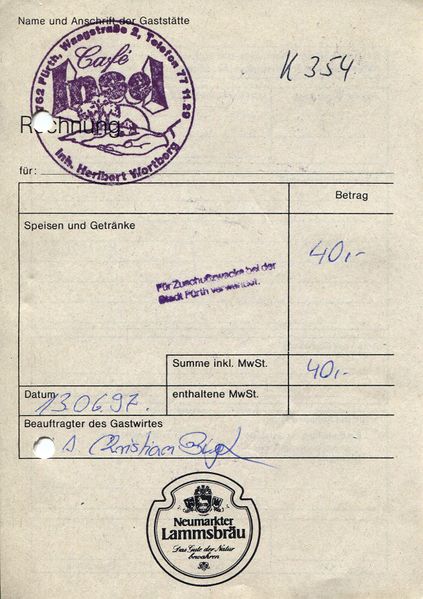 Datei:Quittung Café Insel 1997.jpg