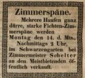 Zeitungsannonce des Zimmermeisters <!--LINK'" 0:32-->, Juni 1847