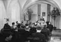 Dr. <!--LINK'" 0:13--> bei einem Vortrag in Thorn, ca. 1942.