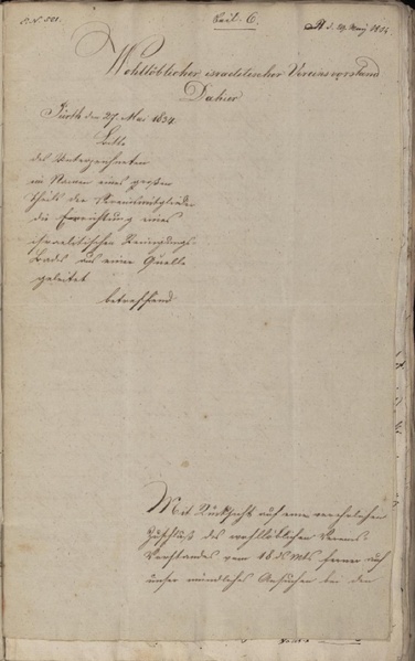 Datei:Jüd. Vereinsvorstand wg. Mikwe, 27. May 1834.pdf