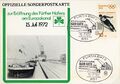 Sonderpostkarte zur Eröffnung des Hafens am Europakanal in Fürth mit neuem Motiv, Juli 1972