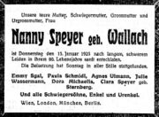 Nanny Speyer Todesanzeige 1925.jpg