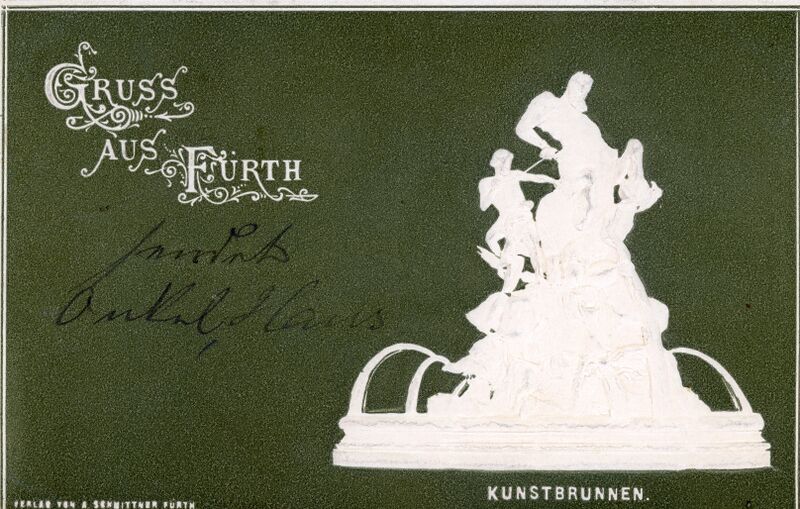 Datei:Prägekarte Kunstbrunnen grün gel 8 Nov 1899.jpg