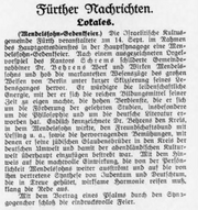 Mendelsohn-Gedenkfeier nürnberg-fürther Israelitisches Gemeindeblatt 1. Oktober 1929.png
