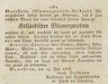 Werbeanzeige des Samenhändlers <!--LINK'" 0:19-->, Juli 1826