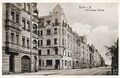 Ansichtskarte mit der Gaststätte Deutsches Haus, links die Meckstraße gel Aug 1909