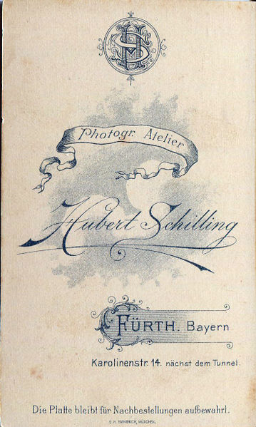 Datei:Hubert Schilling Karolinenstraße 14.jpg