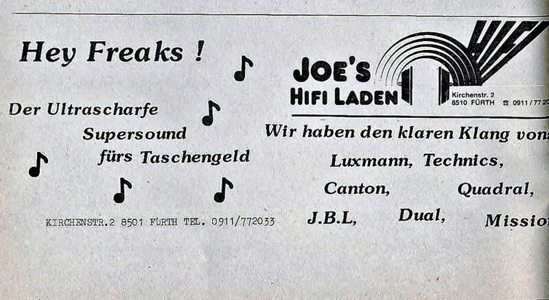 Datei:Joe HiFi Laden Werbung 1990.jpg
