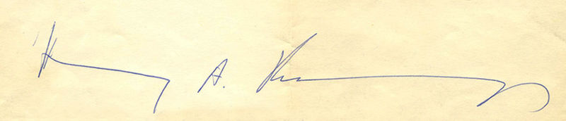 Datei:Unterschrift Henry Kissinger 1975.jpg