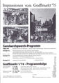 Graffmarkt und Gensberchgwerch im Mai 1975.