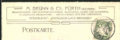 Postkarte mit Absender der Firma <!--LINK'" 0:34--> von 1910