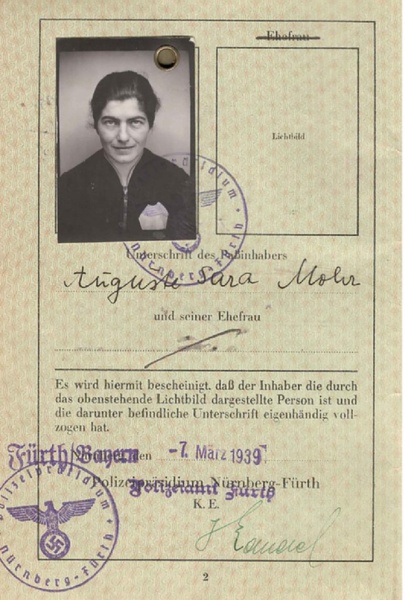 Datei:Reisepass Auguste Mohr 1939 mit haitianischem Visum.pdf