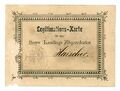 Legitimationskarte für den ehem. Landtagsabgeordneten Georg Harscher für den Bay. Landtag, ca. 1911