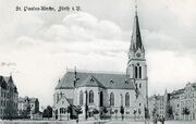 AK St Paul Kirche gel 8 Juni 1906.jpg