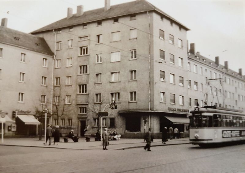 Datei:Schwabacher Str. Kaiserstrasse 1960.jpg