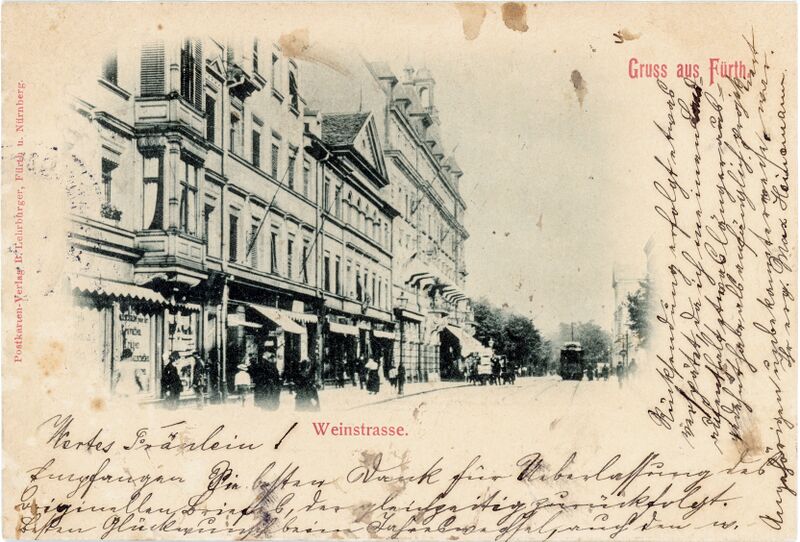 Datei:AK Weinstraße gel 1899.jpg