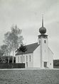 Die <a class="mw-selflink selflink">Herz-Jesu-Kirche</a> , vermutlich um 1937, bevor der noch offene Glockenbereich im Turm geschlossen wurde