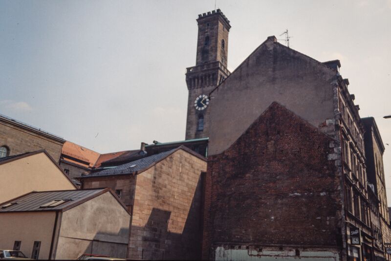 Datei:NL-FW 05 0205 KP Schaack Fürth Rathaus Rückseite 05.8.1989.jpg