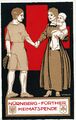 Ansichtskarte Nürnberg-Fürther-Heimtspende während des 1. Weltkriegs, ngl. ca. 1915