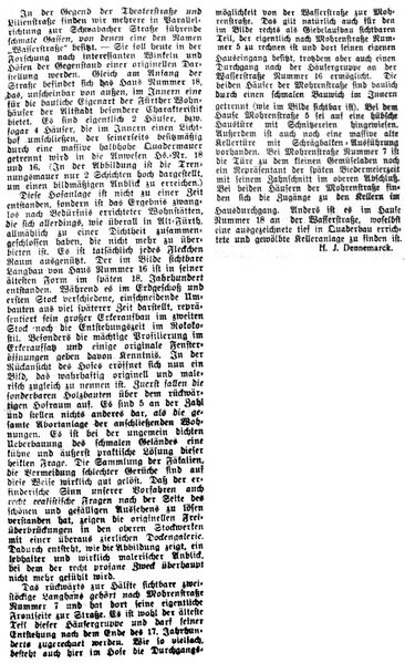 Datei:Dennemarck-Text zu Mohrenstraße 5 und 7, 1939.jpg