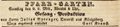 Werbeannonce für den <a class="mw-selflink selflink">Pfarrgarten</a>, Juli 1842