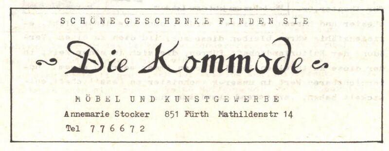 Datei:Werbung Die Kommode 1976.jpg
