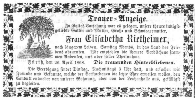 Datei:1868-04.28 FÜ-TB Traueranzeige.png