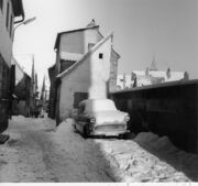 Staudengasse 11, Halbgiebel im Winter.jpg