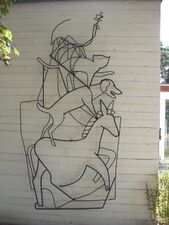 Westliche Waldringstr. 13 Drahtplastik.JPG