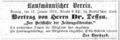 Dessauvortrag zur Geschichte der Zeitungsliteratur, Fürther Tagblatt 7.1.1874