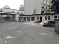 Beginnende Abbrucharbeiten auf dem ehemaligen Werksgelände des Autohauses Almank & Streng
