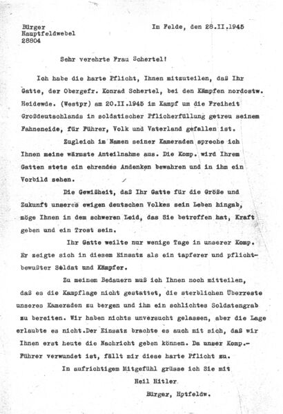 Datei:Gefallenenmeldung 28. Februar 1945.jpg
