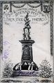 10-jähriges Jubiläum des Vereins "Ehem. 15.er Fürth" (1896 - 1906) mit Bild des Kriegerdenkmals
