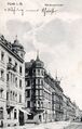 Blick von der Nürnberger Straße in die Tannenstraße, gel. Aug 1911