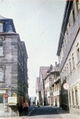 Bergstraße vom Löwenplatz aus gesehen, 1969. Links angeschnitten Löwenplatz 2