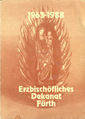 Titelblatt: Erzbischöfliches Dekanat Fürth 1963 - 1988 (Buch)