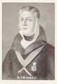 Portrait des Meisters vom Stuhl, Br. F. W. Hommel