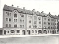 Wohnhausgruppe „Hans Mayer“, Karlstr. 7 - 11, Aufnahme um 1907