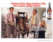 Werbung Patrizier Albrecht Dürer Pils 1985.jpg