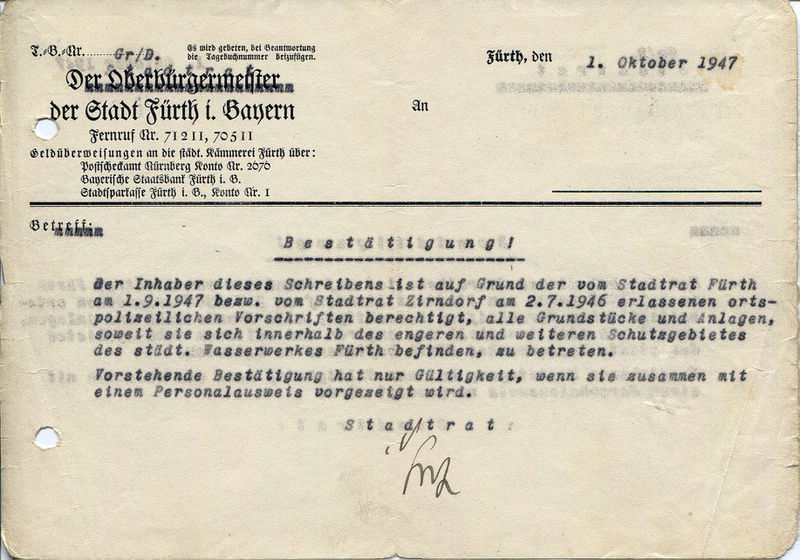 Datei:Schreiben Wasserwerke 1947.jpg